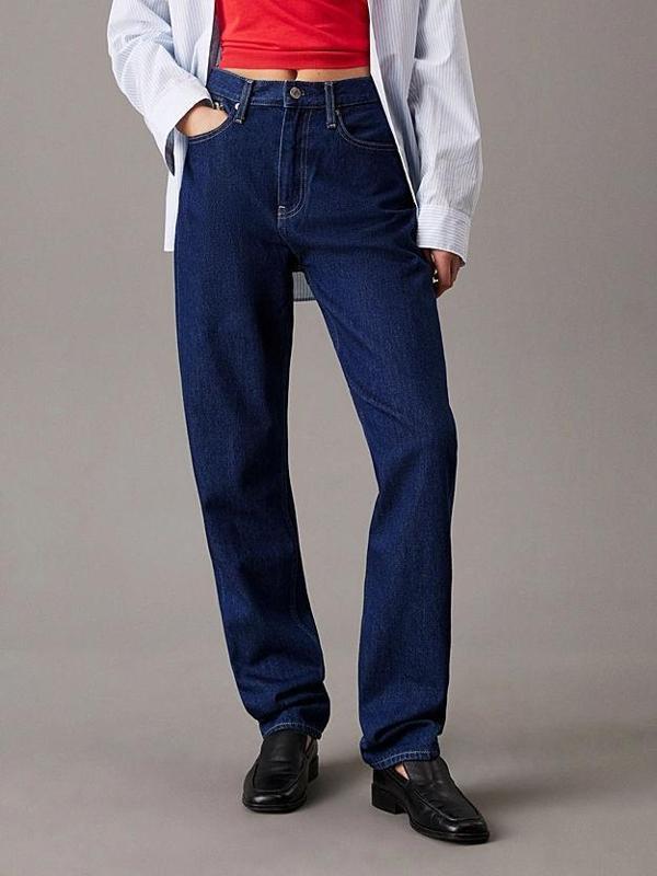 CK Jeans AUTHENTIC SLIM STRAIGHT Kadın  Jeans J20J225138-1AP - Image 1