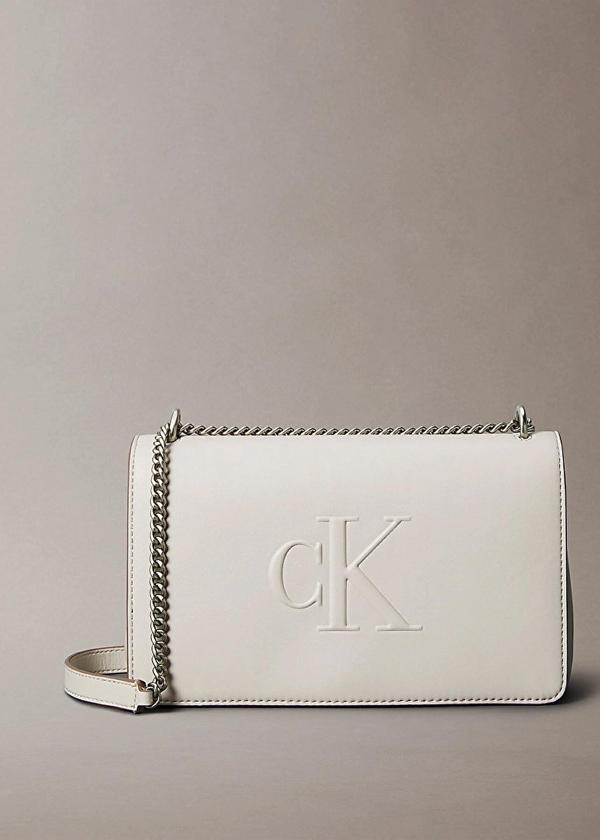 Calvin Klein SCULPTED EW FLAP CONV CHAIN Kadın  Çapraz Çanta LV04K3035G-WGY - Image 1