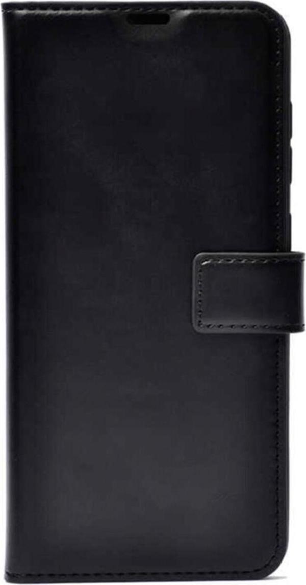 Coverzone Tecno Camon 16 Kılıf Deluxe Kapaklı Kılıf Siyah - Image 1