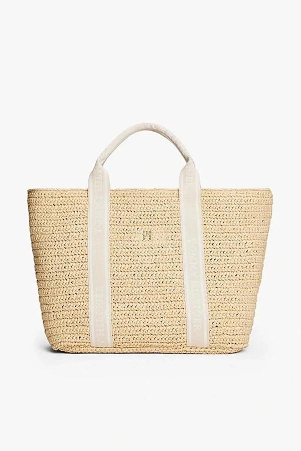 Tommy Hilfiger TH SPRING LOGO TOTE Kadın  El Çantası AW0AW17196AA8 - Image 1