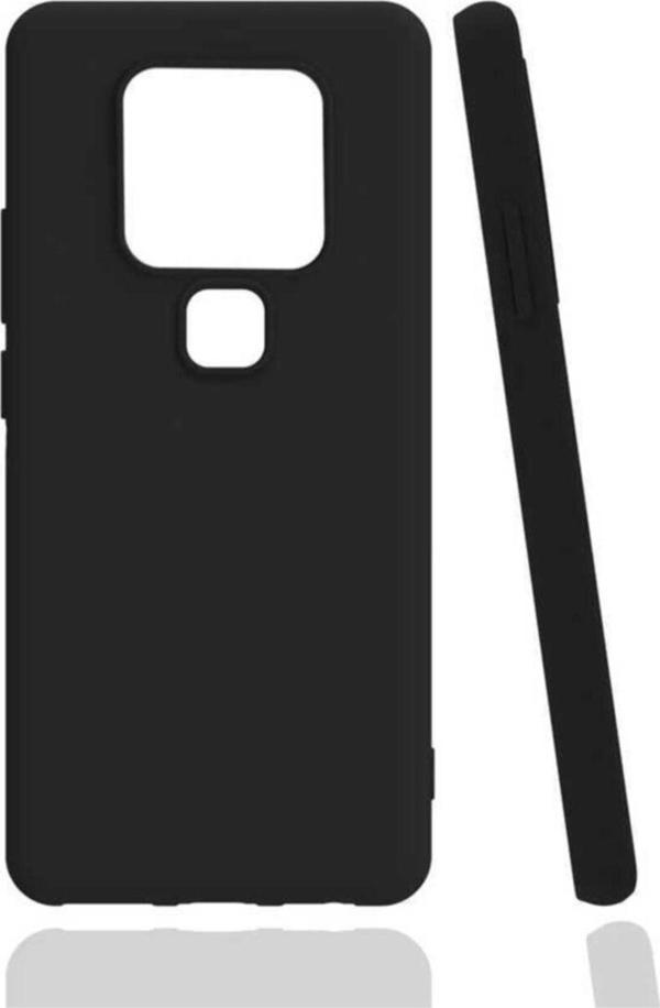 Coverzone Tecno Camon 16 Kılıf Silikon Arka Kapak Siyah - Image 1