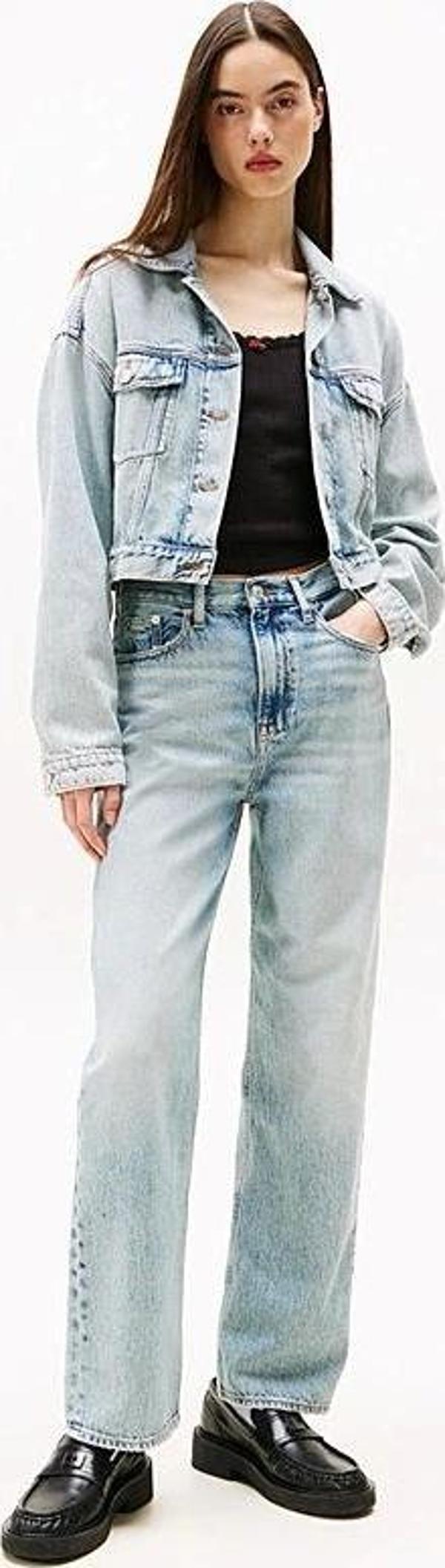 Tommy Jeans LAYLA HR SLIM STR BI6012 Kadın  Jeans DW0DW205931AB - Image 1