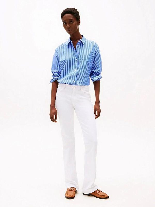 Tommy Hilfiger BOOTCUT RW WHITE Kadın  Pantolon WW0WW44362YCF - Image 1
