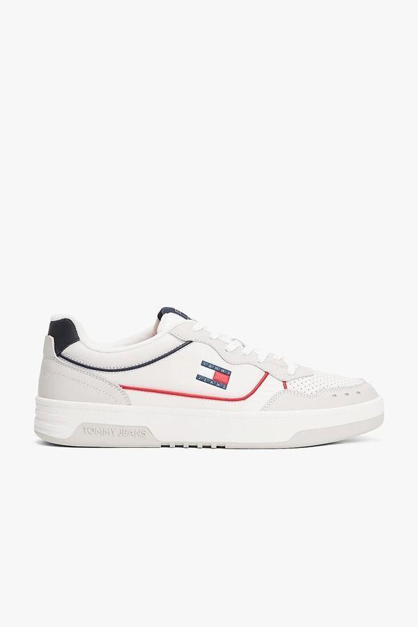 Tommy Jeans Tommy Jeans Yüksek Tabanlı Deri Erkek Sneaker EM0EM015850G1 - Image 1