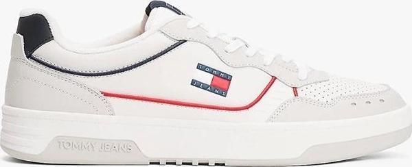 Tommy Jeans Yüksek Tabanlı Deri Erkek Sneaker EM0EM015850G1 - Image 1