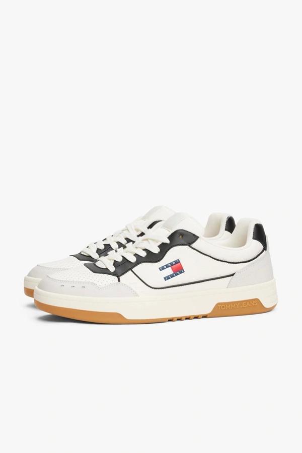 Tommy Jeans Tommy Jeans Yüksek Tabanlı Deri Erkek Sneaker EM0EM01585YBI - Image 1