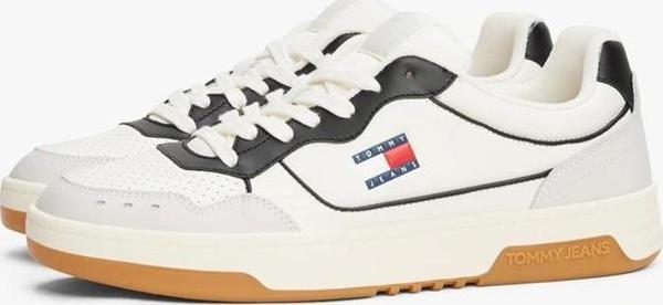 Tommy Jeans Yüksek Tabanlı Deri Erkek Sneaker EM0EM01585YBI - Image 1