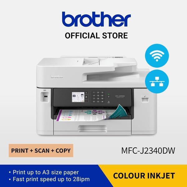 Brother MFC-J2340DW Tarayıcı + Fotokopi + Faks Renkli Çok Fonksiyonlu Mürekkep Püskürtmeli Yazıcı A3 - Image 1