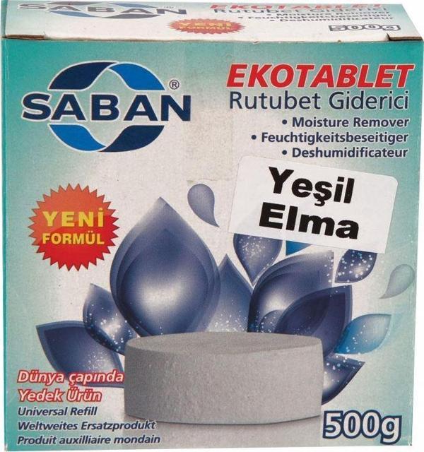 Saban 500gr Nem Alıcı Yedek Tablet YeşilElma - Image 1