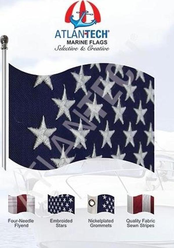 Atlantech Amerikan Bayrağı 50x75cm - Image 1