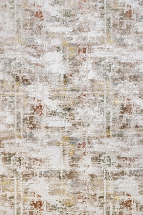 Bej Modern Etnik Desenli Pamuk Makinada Yıkanabilir Hav Toz Vermez Leke Tutmayan Kaymaz Taban Dijital Makine Baskı Salon Yolluk Mutfak Halı - Image 1