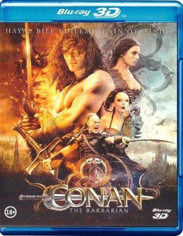 Barbar Conan 3D - Conan The Barbarian 3D ( Türkçe Dublaj ) ( Ambalajında - Sıfır ) 3D Blu-Ray Disc - Horizon International - Image 1