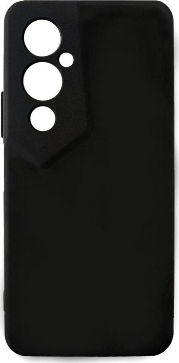 Coverzone Tecno Pova 4 Pro Ile Uyumlu Kılıf ??soft Ve Pürüzsüz Dış Yüzey Biye Silikon Siyah - Image 1