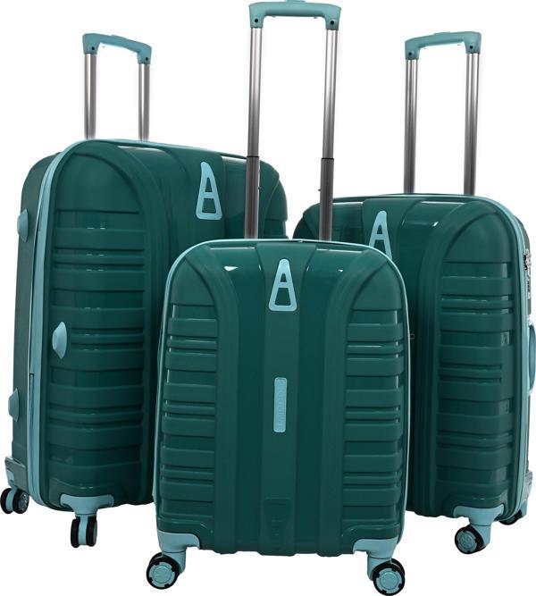 SKYBLUE 7001 POLİPROPİLEN KIRILMAZ 3' LÜ SET VALİZ - Image 1