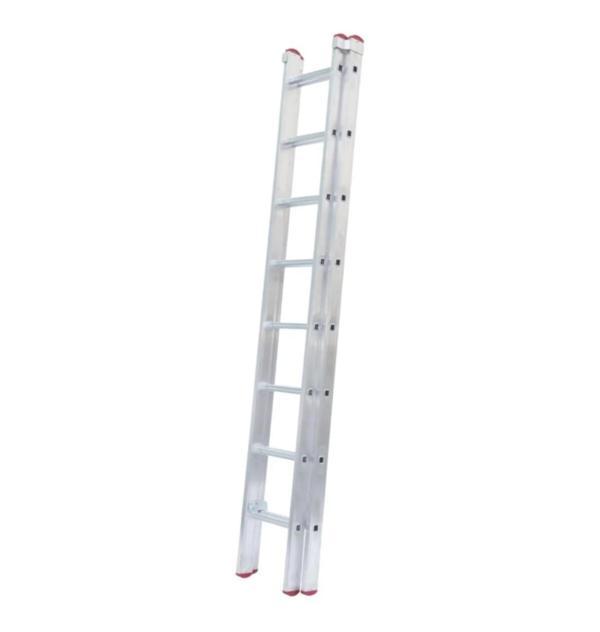 2 Parça x 3 Metre = 6 Metre Alüminyum Merdiven - Endüstriyel Tip Merdiven - Image 1