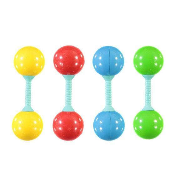 Halter Çıngırak Dumbell 4112 Bebek Diş Çıkarma Dönemi İçin Güvenli Rahatlatıcı Sesli Oyuncak Kolay Kavrama - Image 1