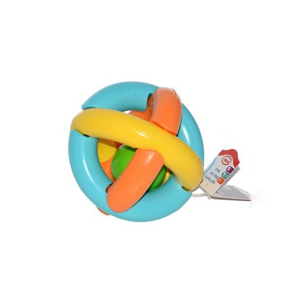 Zuzu Small Baby Ball Bebek Gelişim Oyuncağı Çıngıraklı Top Eğitici Güvenli Kolay Kavrama Motor Becerisi Destekleyici - Image 1