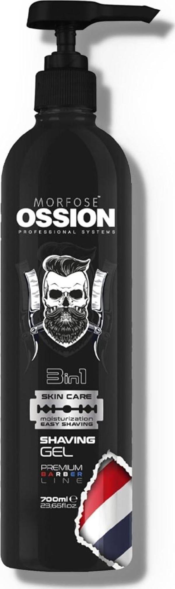 MORFOSE Ossion Tıraş Jeli Şeffaf Nemlendirici 700 ML - Image 1