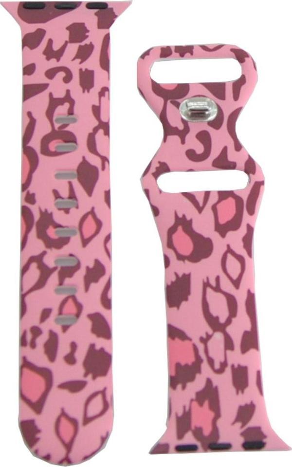 Coverzone Watch 4 Ile Uyumlu Renkli Pink Panter Desenli 38-40mm Alvarez Spor Kayış Kordon - Image 1
