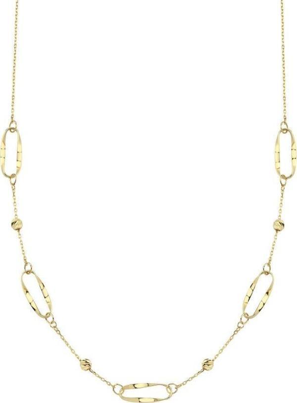 14 Ayar Dorika Ataç Tasarım Altın Kolye - Image 1