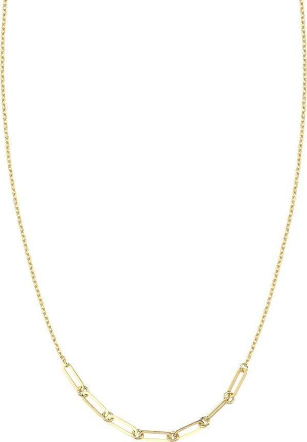 14 Ayar Ataç Tasarım Zincir Altın Kolye - Image 1