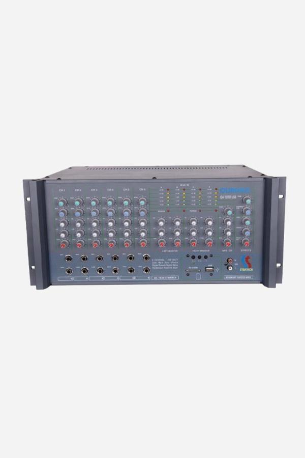 Startech Quadro Q6-1200 USB 4x300W 4 Çıkışlı Power Mixer Anfi - Image 1