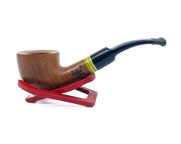 Dapper Half Bent Dublin Briar (Gül Kökü) 9 mm Filtreli El Yapımı Pipo - 2636 - Image 1