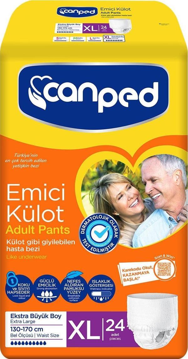 Canped Emici Külot Extra Büyük Boy Large 24 lüü - Image 1