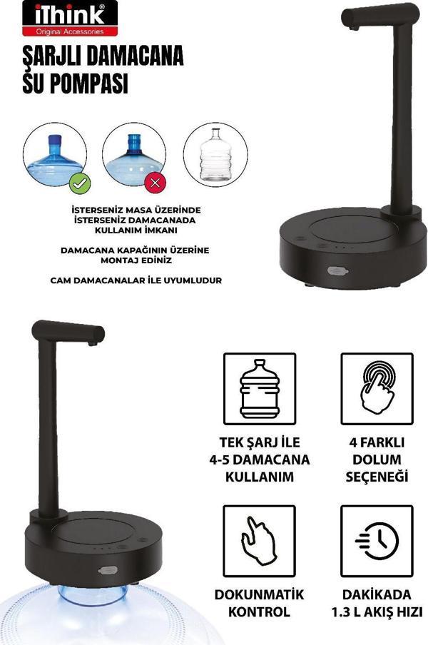 ITHINK ŞARJLI STANDTLI DAMACANA SU POMPASI WP-500 - Image 1