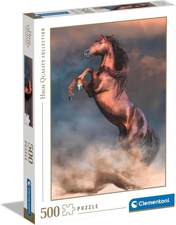 Clementoni 35521 Wild Red Stallion 500 Parça Puzzle - Image 1