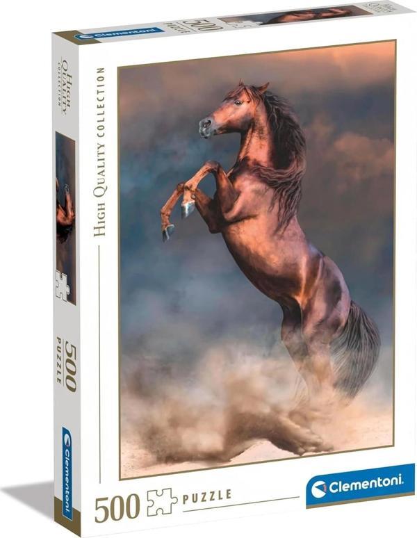 Clementoni 35521 Wild Red Stallion 500 Parça Puzzle - Image 1