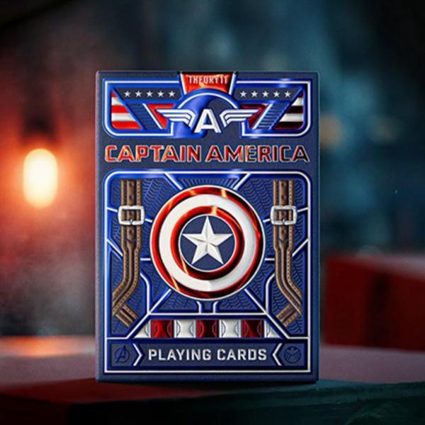 Theory11 Captain America Premium Oyun Kağıdı iskambil Kartları Destesi - Image 1