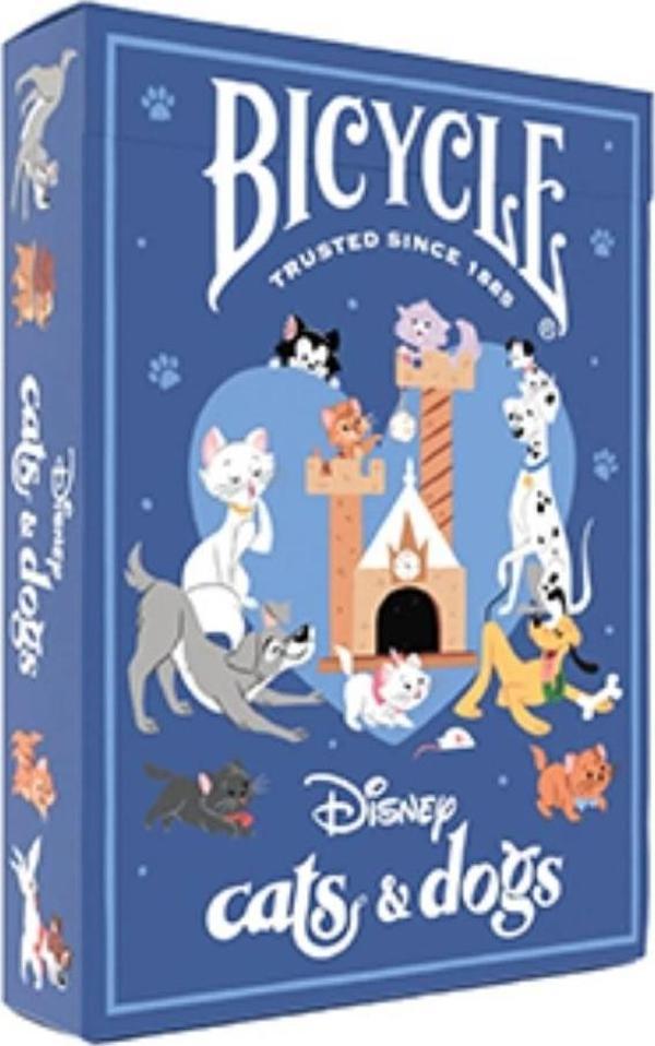 Bicycle Disney Cats and Dogs Premium Oyun Kağıdı iskambil Kartları Destesi - Image 1