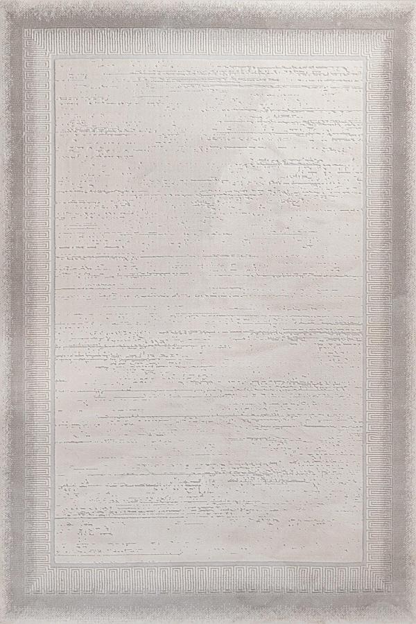 Krem Çerçeveli Etnik Modern Desenli Pamuk Makinada Yıkanabilir Hav Toz Vermez Leke Tutmayan Kaymaz Taban Dijital Makine Baskı Salon Yolluk Mutfak Halı - Image 1