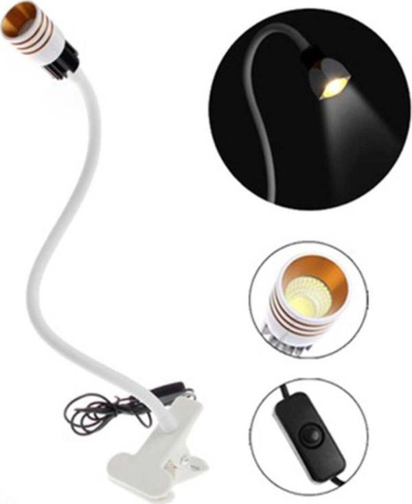 Coverzone Klipsli Masa Lambası Usb Led Okuma Işığı - Image 1