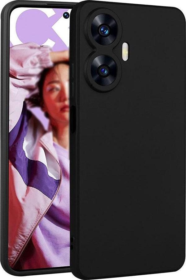 Coverzone Realme C55 ile uyumlu Kılıf Soft ve pürüzsüz Premier Silikon Kapak - Image 1