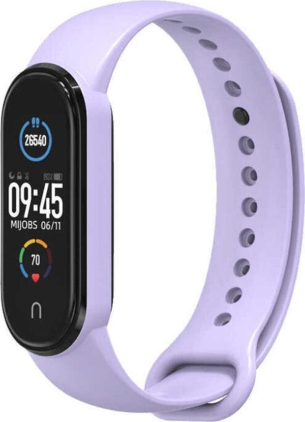 Coverzone Lila Xiaomi Mi Band 6 Uyumlu Termoplastik Kordon No-11 - Image 1