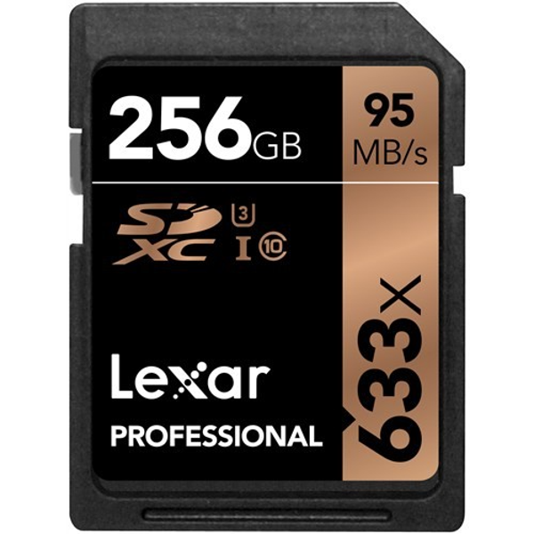 Lexar 256GB 633x SD HAFIZA KARTI UHS-I C10 V30 4K (95MB/s) - Image 1