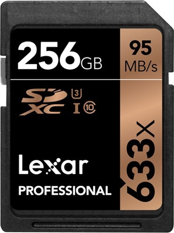 Lexar 256GB 633x SD HAFIZA KARTI UHS-I C10 V30 4K (95MB/s) - Image 1