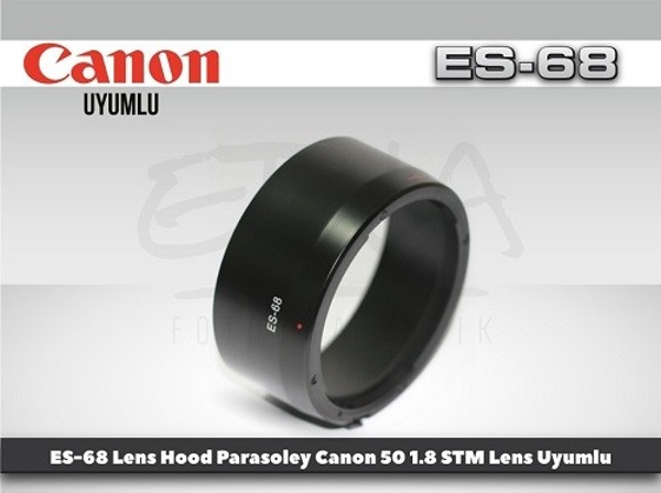Canon ES-68 Parasoley (Canon 50mm f/1.8 STM Uyumlu) - Image 1