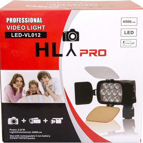HlyPro LED-10 Profesyonel Kamera Işığı (Batarya+Şarj Aleti Hediyeli) - Image 1