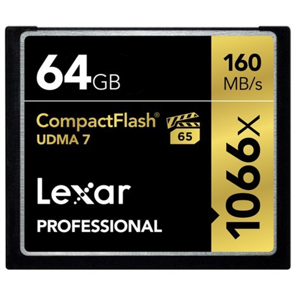Lexar 64GB 1066x CompactFlash HAFIZA KARTI UDMA7 VPG-65 4K(160MB/s) - Image 1