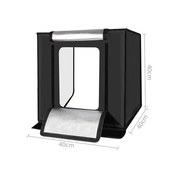 DEEP PRO 40x40 Ayarlanabilir Işıklı 3 Renkli Çekim Çadırı - Image 1
