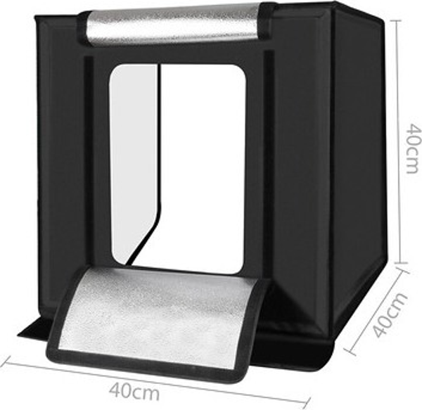 DEEP PRO 40x40 Ayarlanabilir Işıklı 3 Renkli Çekim Çadırı - Image 1