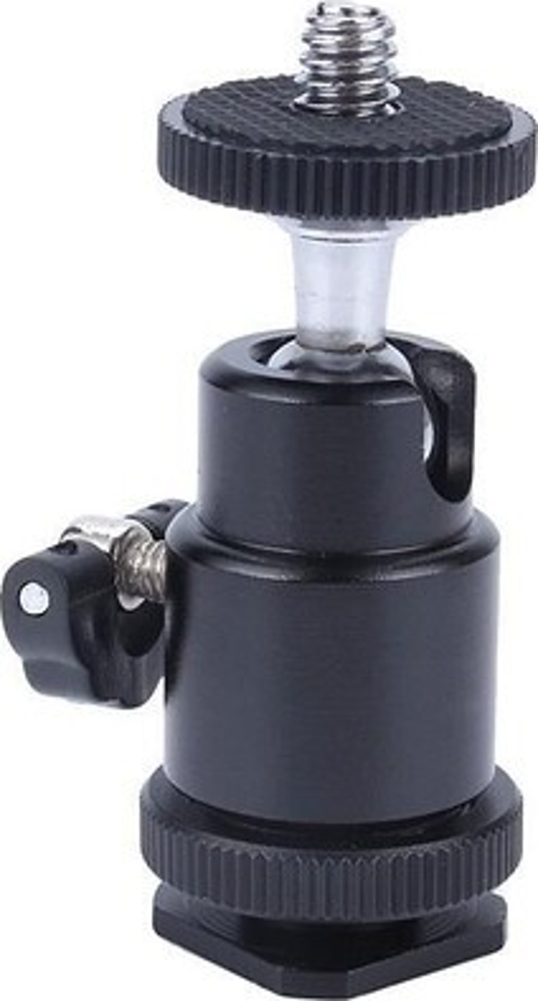 FC Tripod Monopod Hareketli Top Kafa (Ball Head) Kızaklı Bağlantı Parçası - Image 1