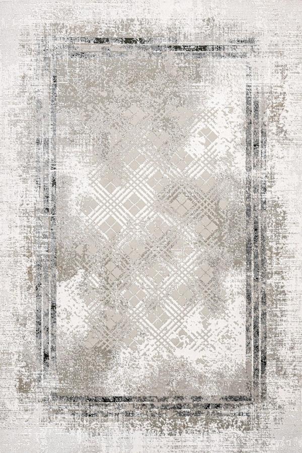 Gri Geometrik Etnik Modern Desenli Pamuk Makinada Yıkanabilir Hav Toz Vermez Leke Tutmayan Kaymaz Taban Dijital Makine Baskı Salon Yolluk Mutfak Halı - Image 1