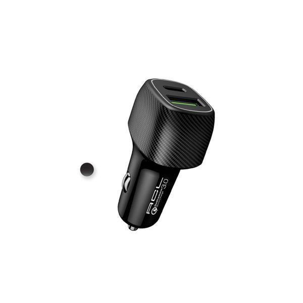 6A 48Watt 1 x USB-A 1 x USB-C Şarj Başlığı Araç İçi Şarj AC85 - Image 1