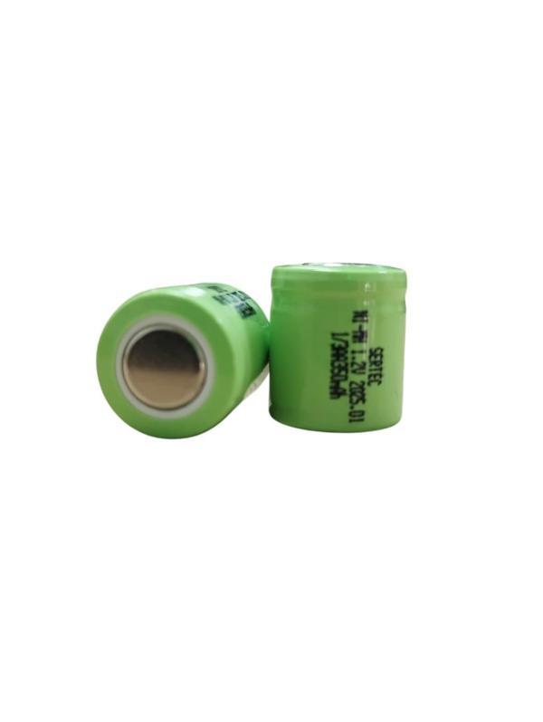 1.2V 300 Mah - 1/3AA - Ni-MH Şarjlı Pil - (Başsız / Flat Head) - Image 1