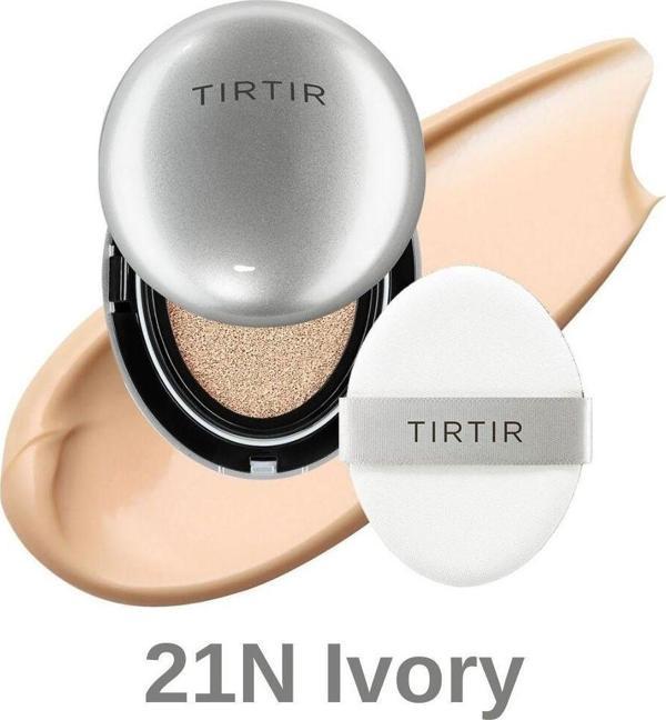 Tırtır Mask Fit Aura Silver Cushion Fondöten 21N Ivory 18gr - Image 1