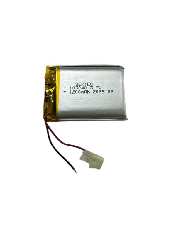 103040 3.7V 1200mAh Li-Polymer Pil Devreli/1.5A - Image 1